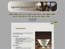 Tablet Screenshot of egyedigipszkarton.hu